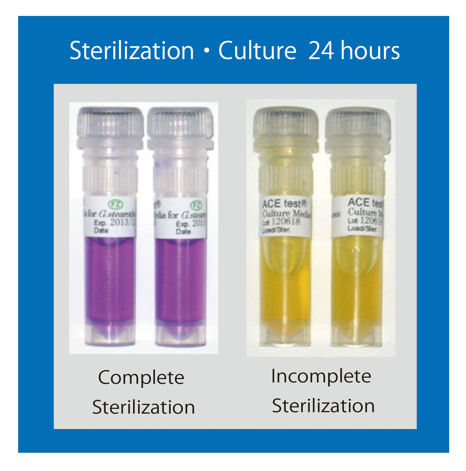 ACE test (Hydrogen Peroxide Vapor Sterilization >1x10^2 Spores)